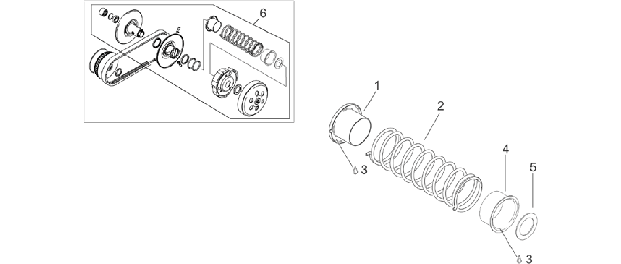 Pulley assy., driven II