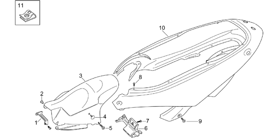 Rear body I