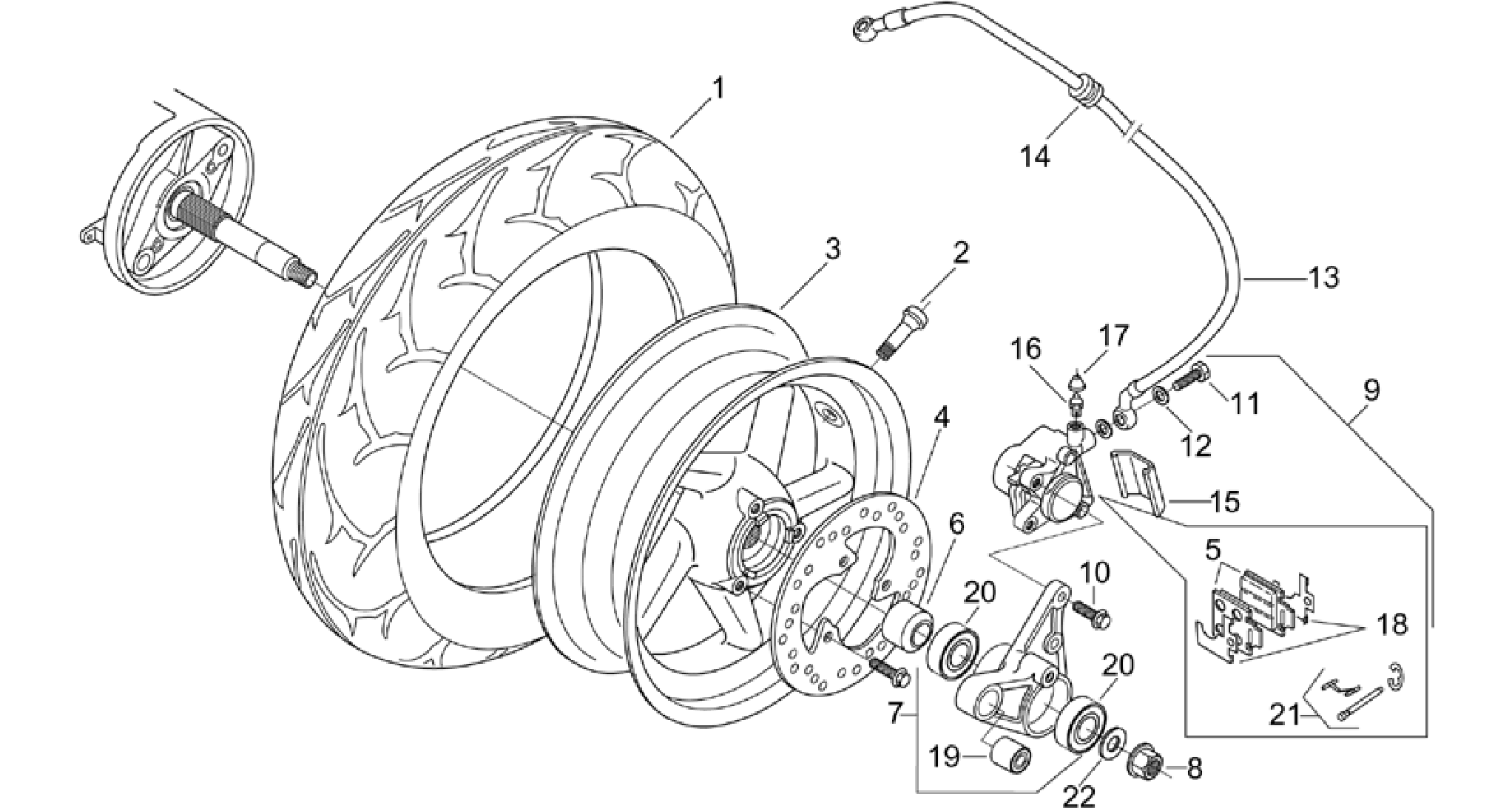 Rear wheel