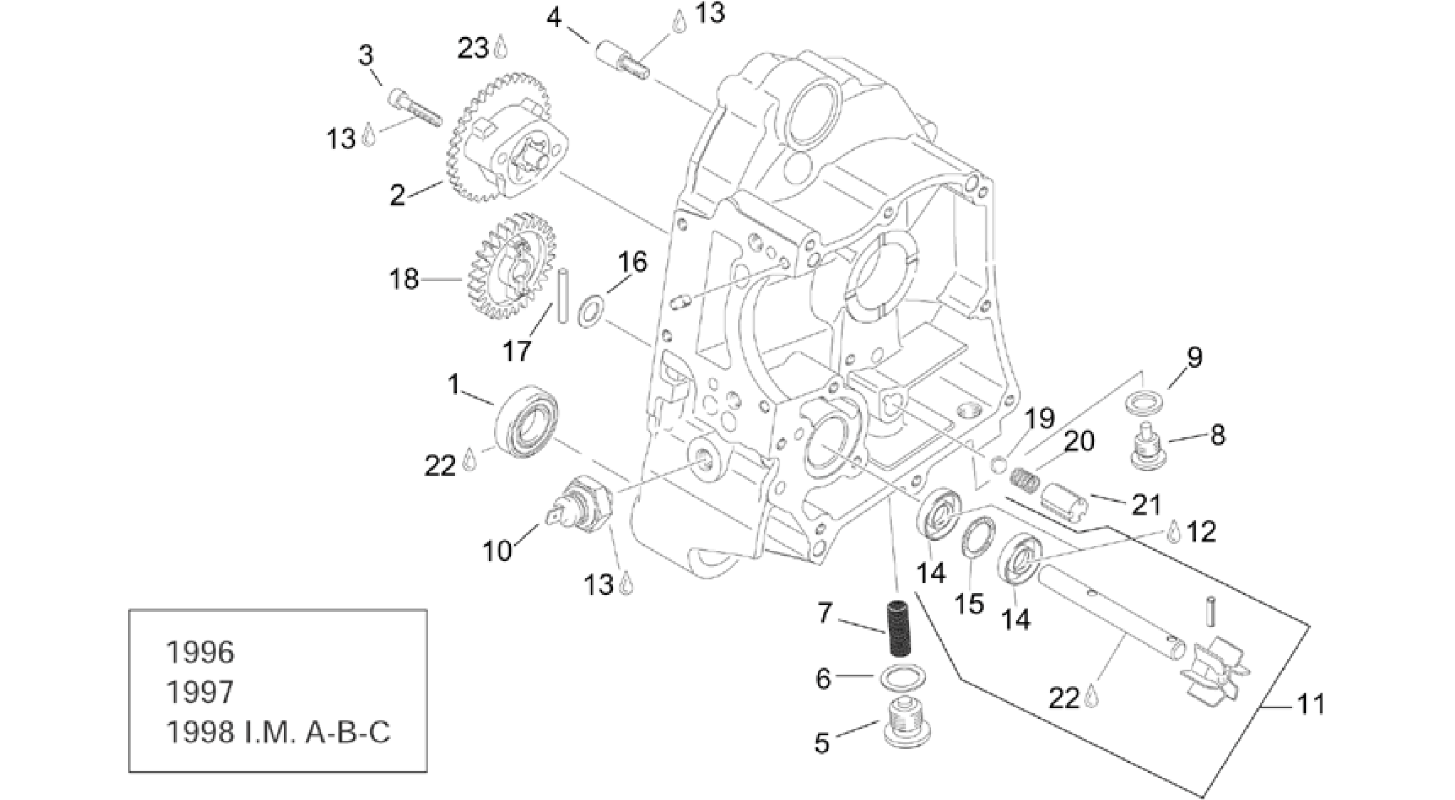 RH Semi-crankcase I