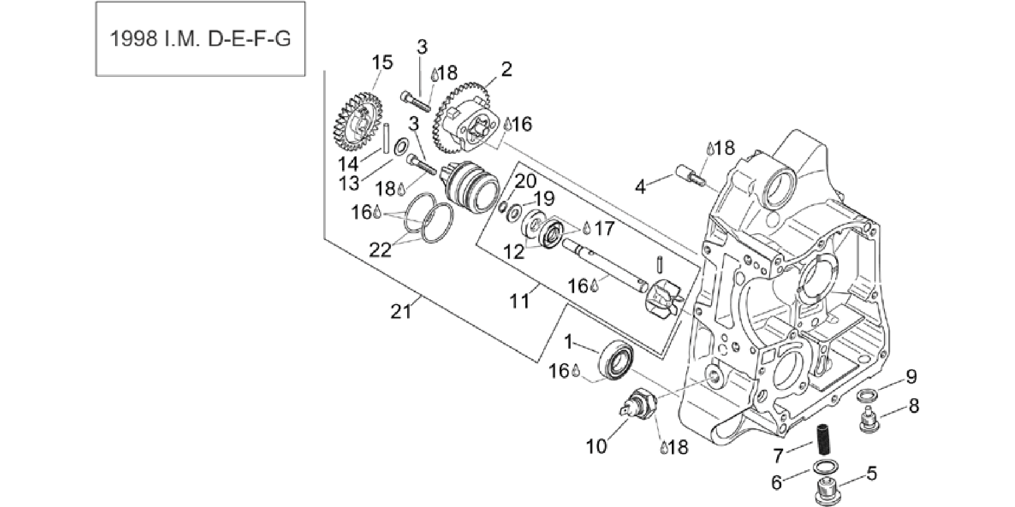 RH Semi-crankcase II