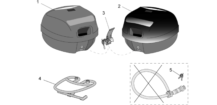 Acc. - Top/cases, side cases