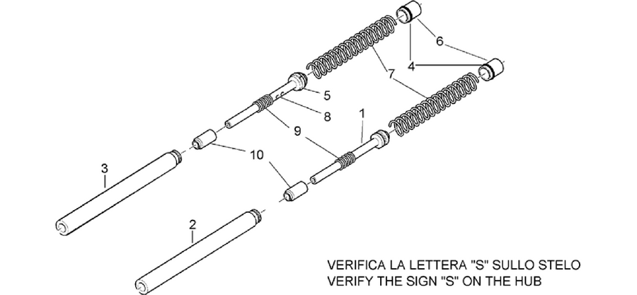 Front fork - Sleeves (28.04)