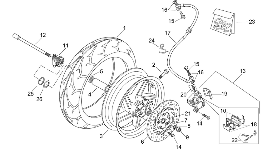 Front wheel