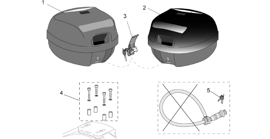 Acc. - Top/cases, side cases