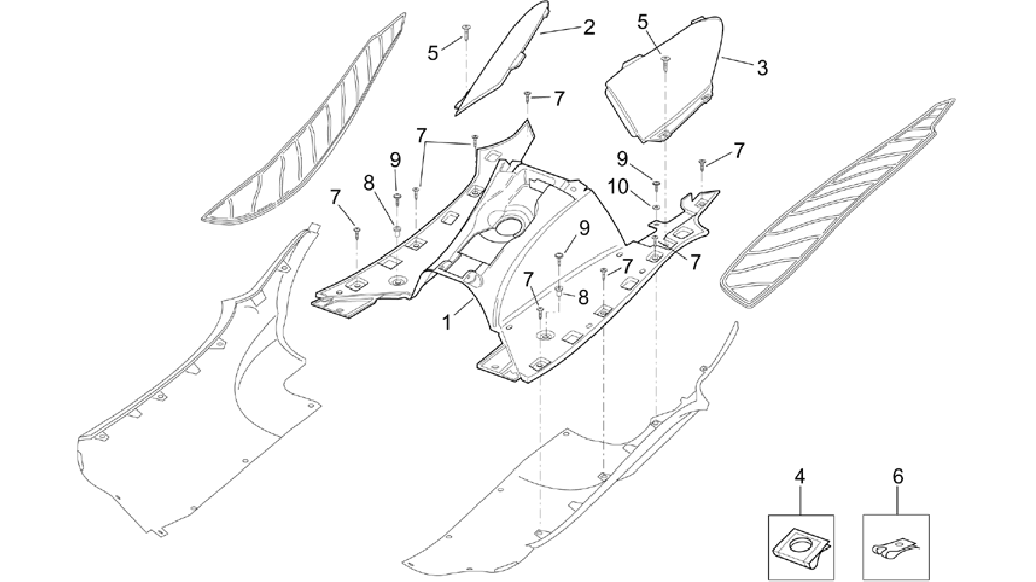 Central body - Panel