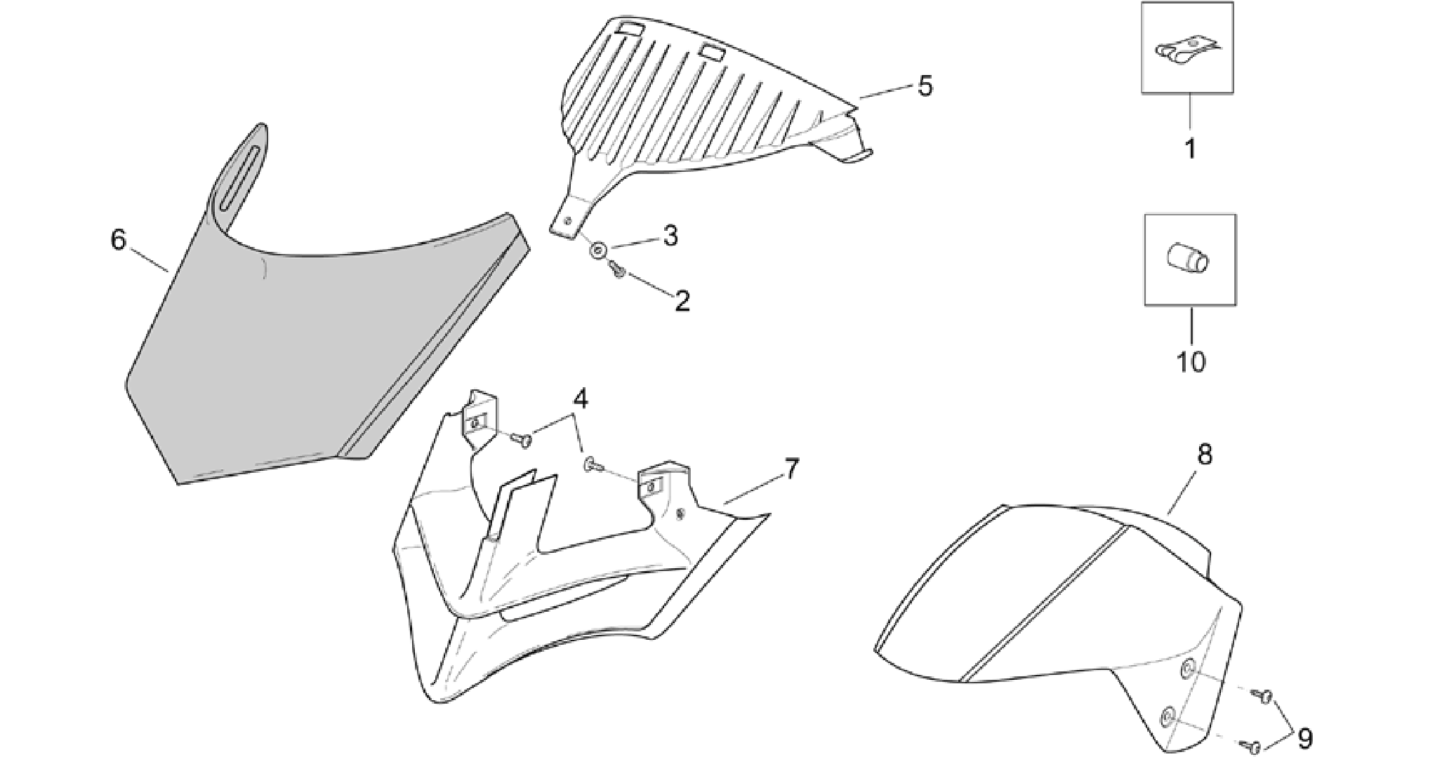 Front body - Front fairing (28.09)