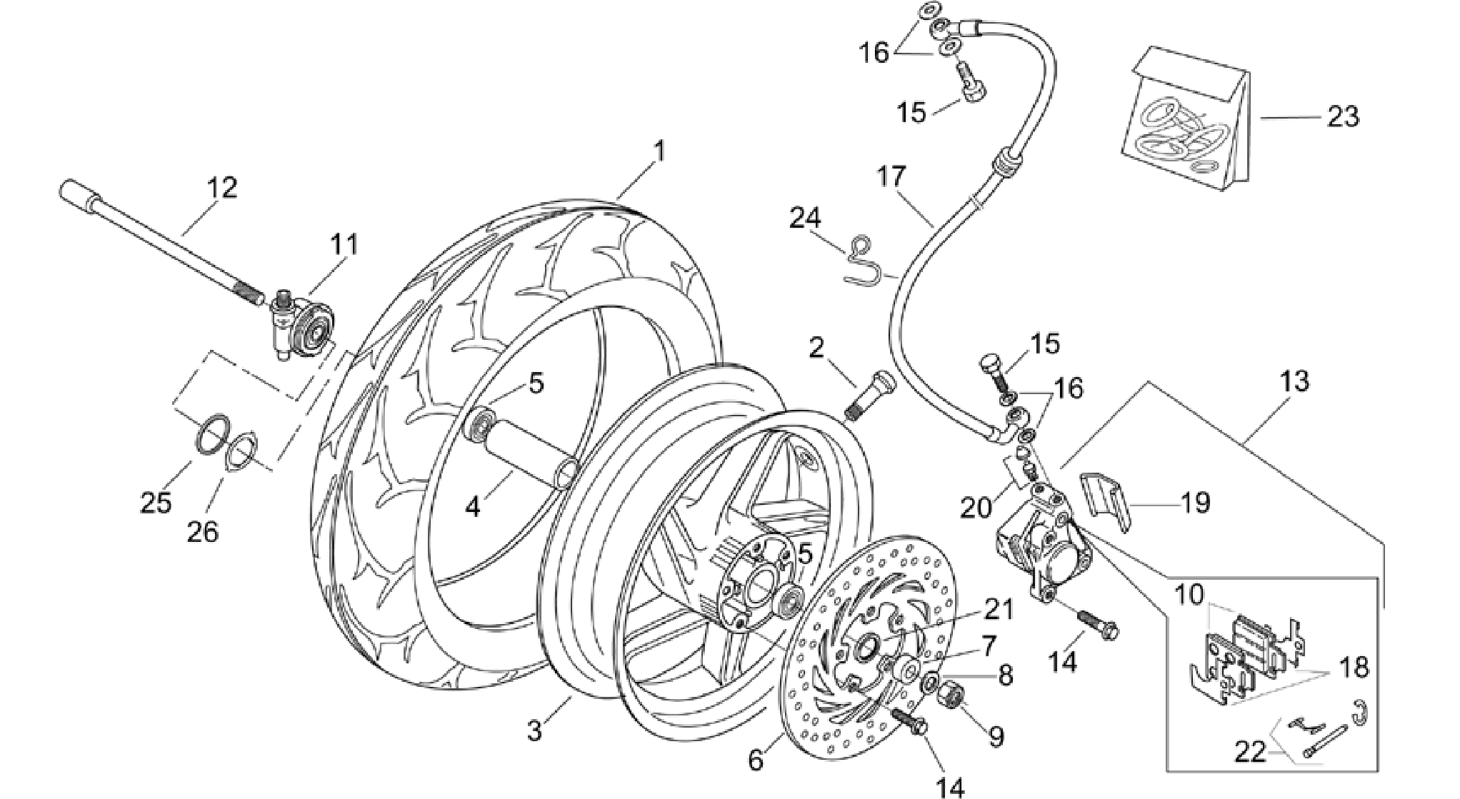 Front wheel