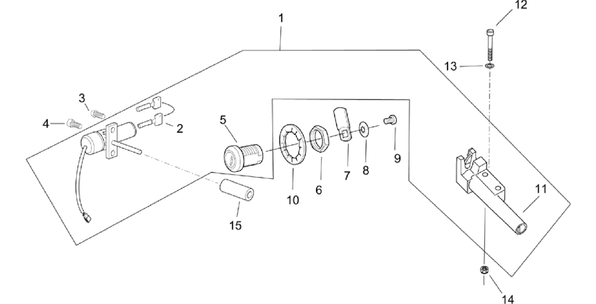 Lock hardware kit