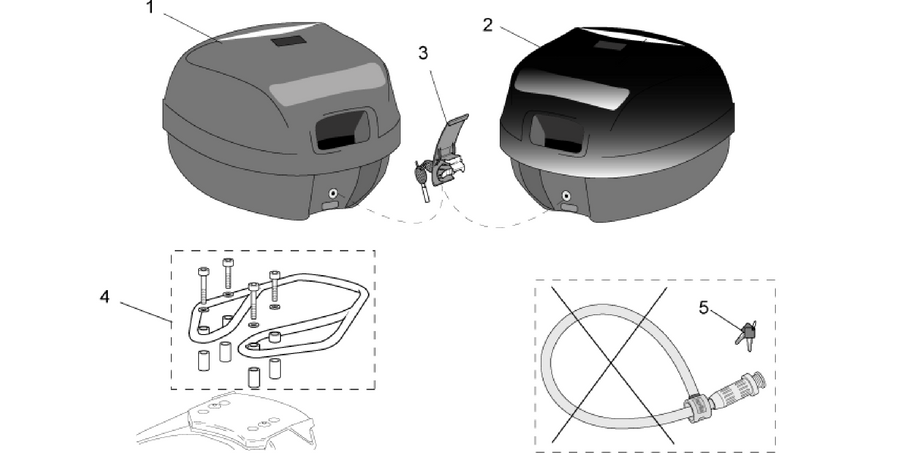 Acc. - Top/cases, side cases