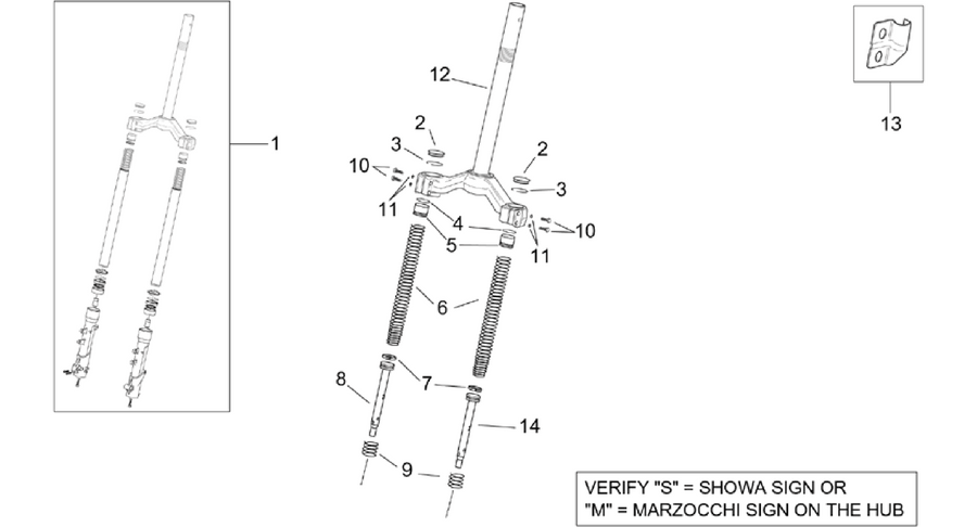 Front fork I