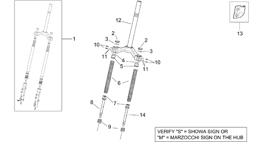 Front fork I