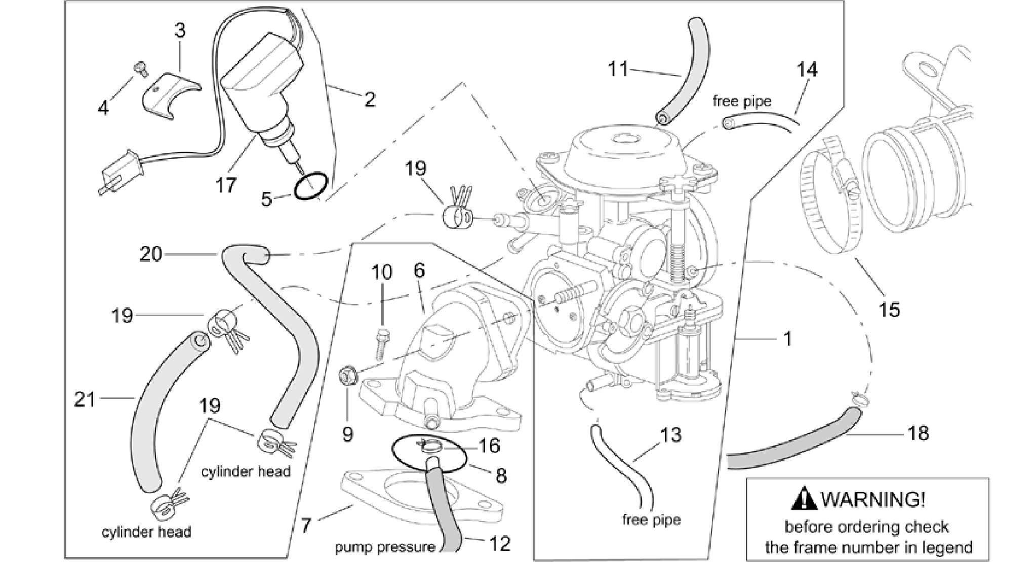 Carburettor cpl.