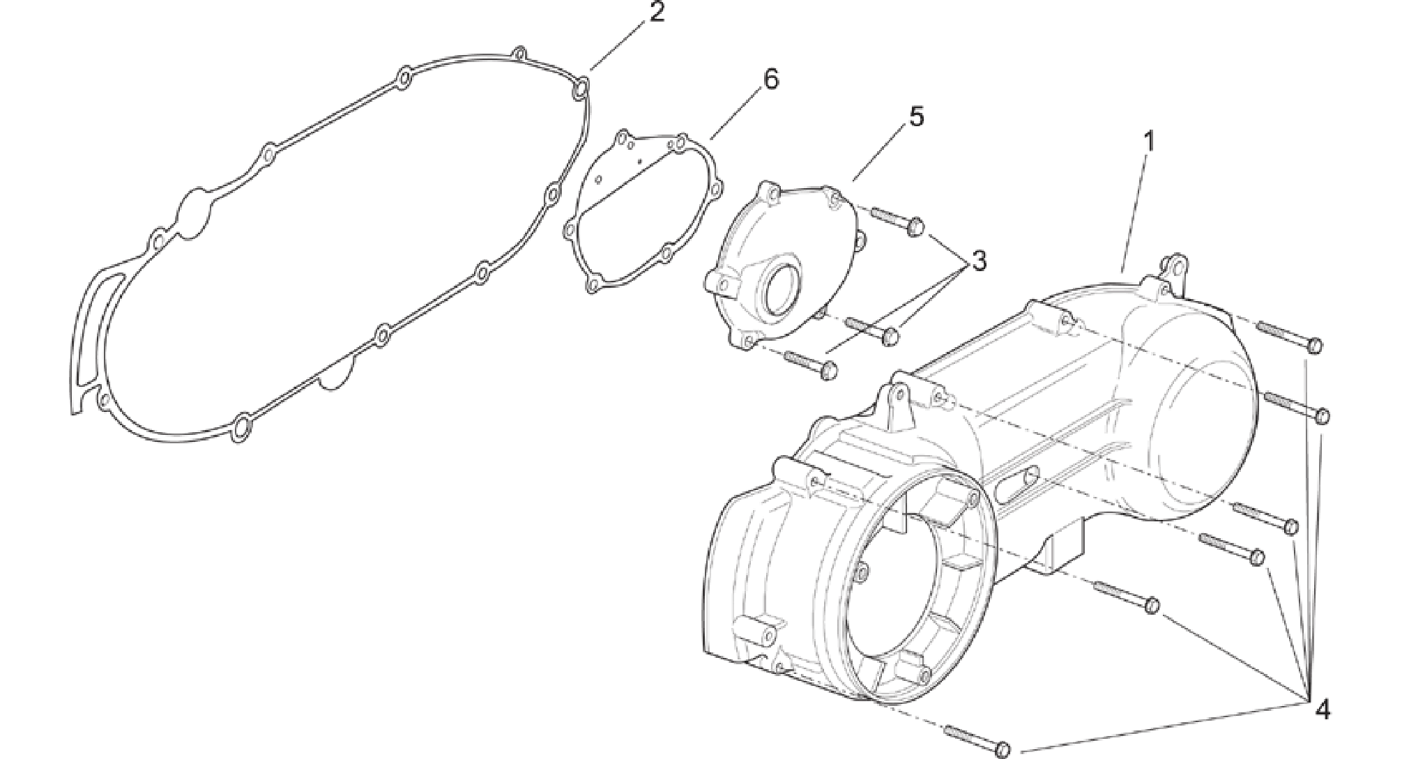 Clutch side cover