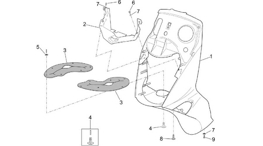 Front body - Front fairing (28.10)