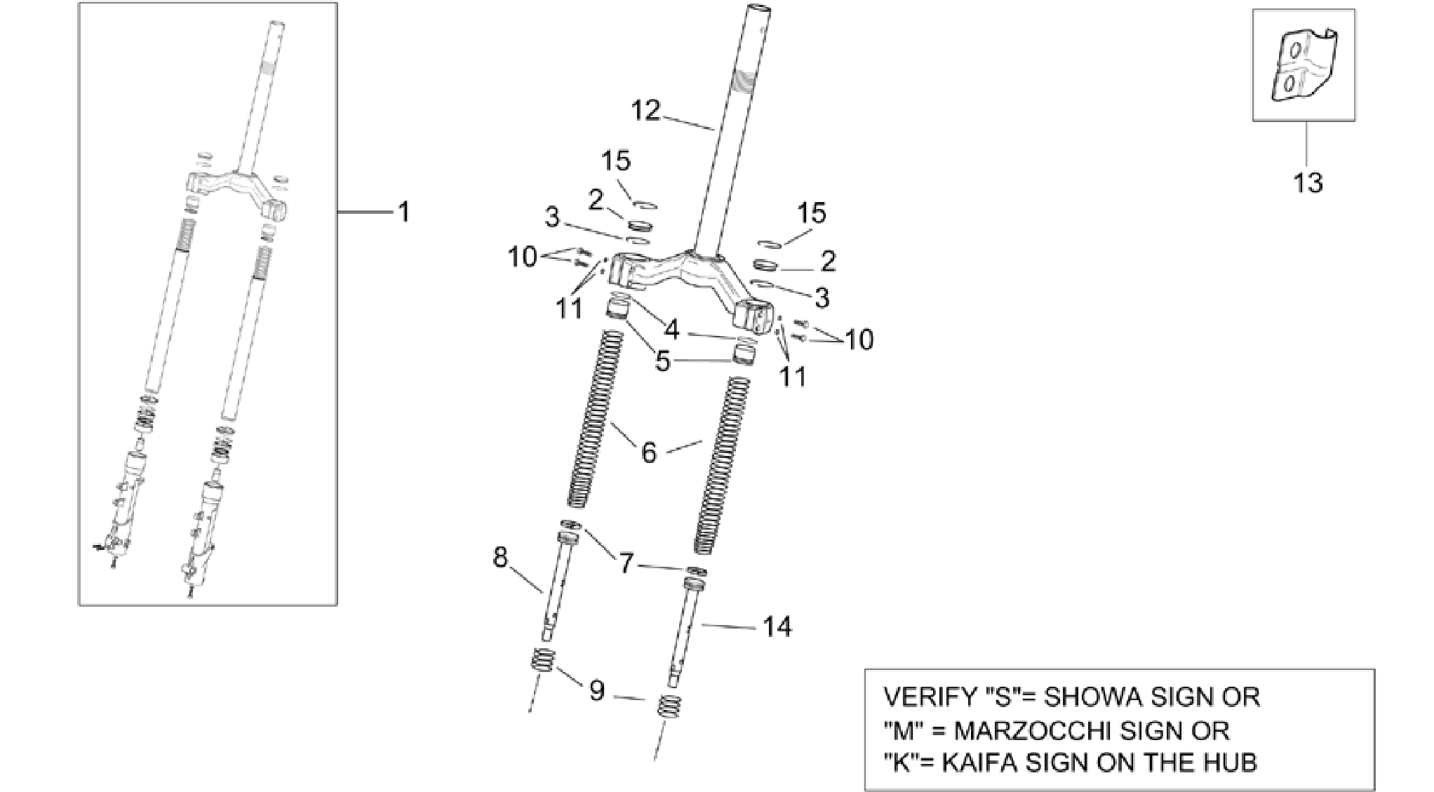 Front fork I