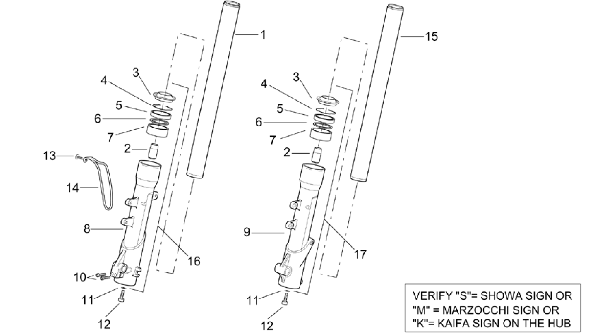Front fork II