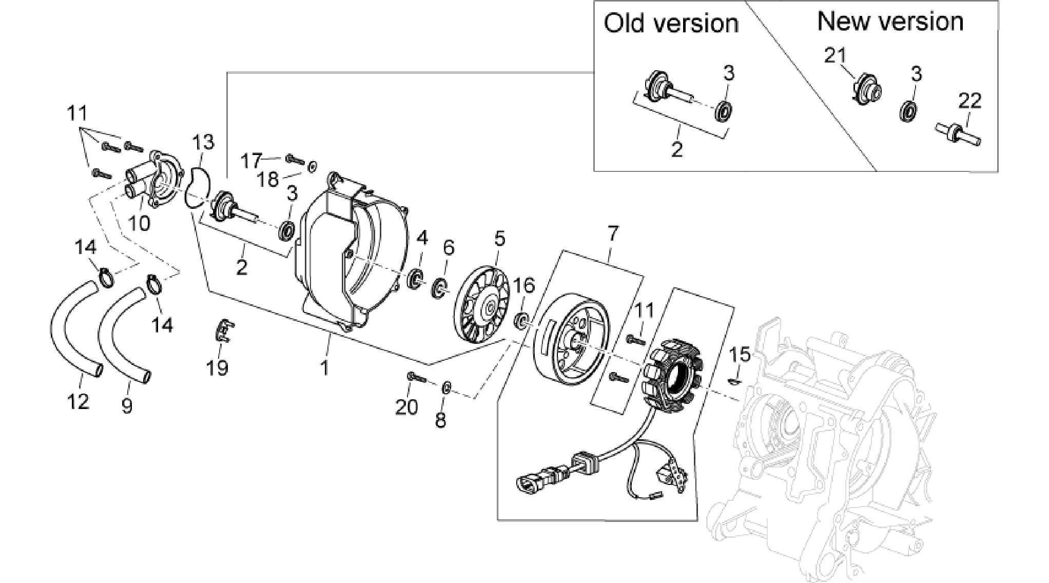 Cdi magneto assy