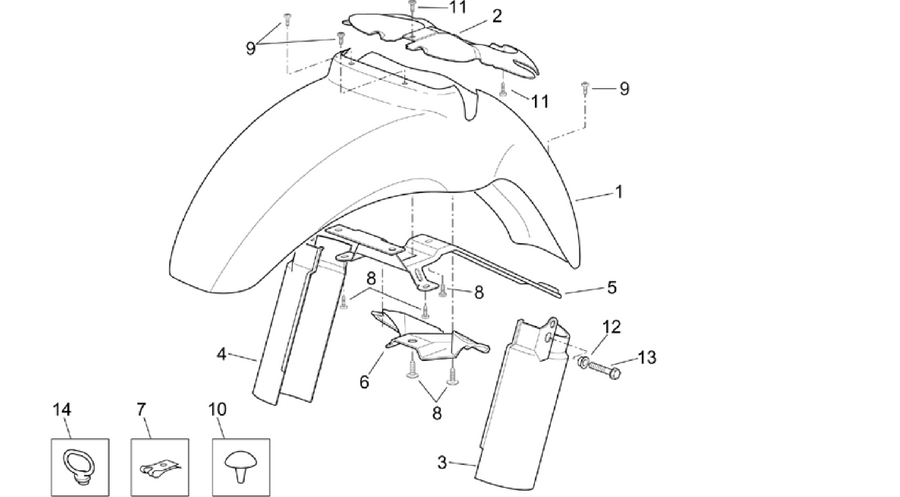 Front body - Front mudguard