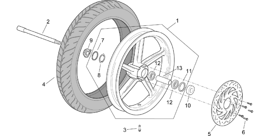 Front wheel