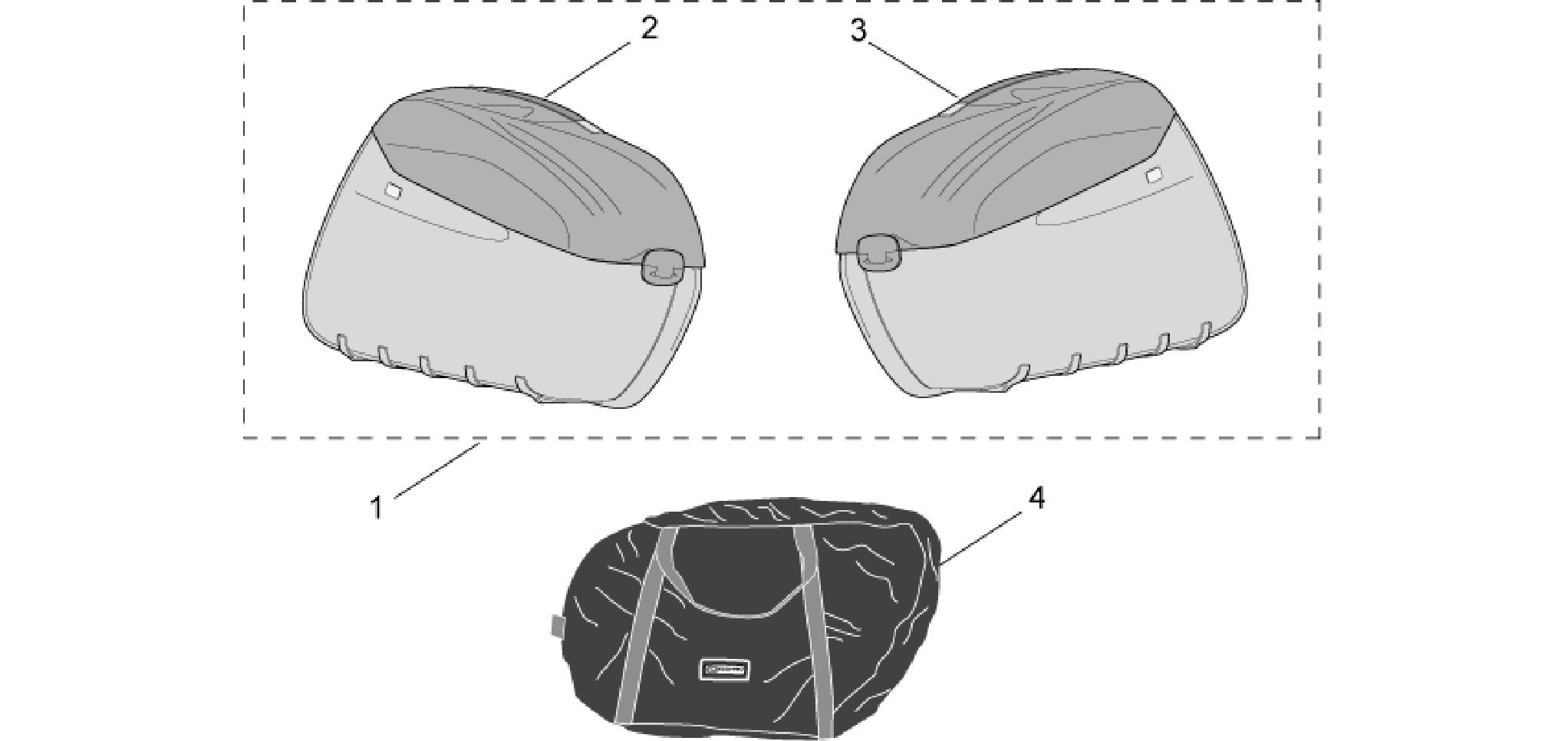 Acc. - Top/cases, side cases