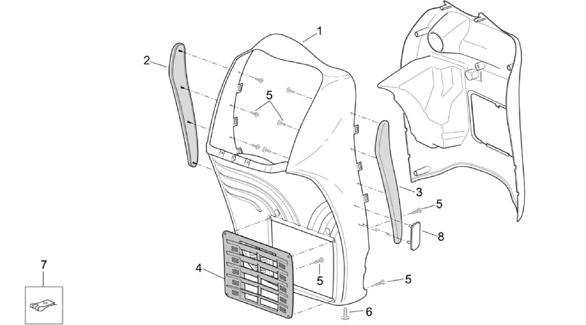 Front body - Front shield