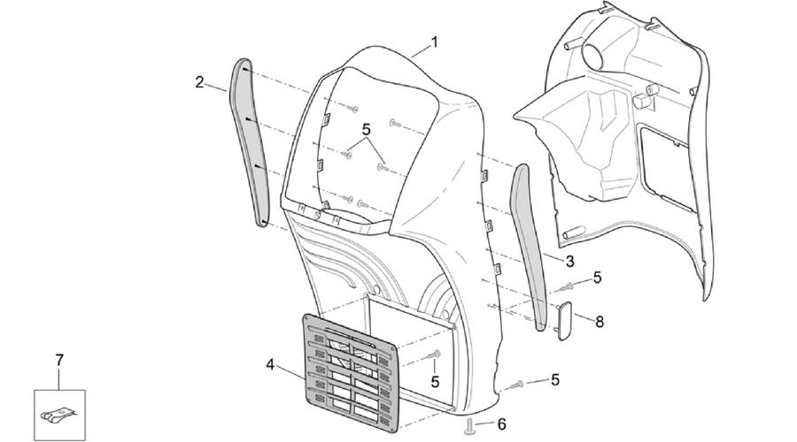 Front body - Front shield