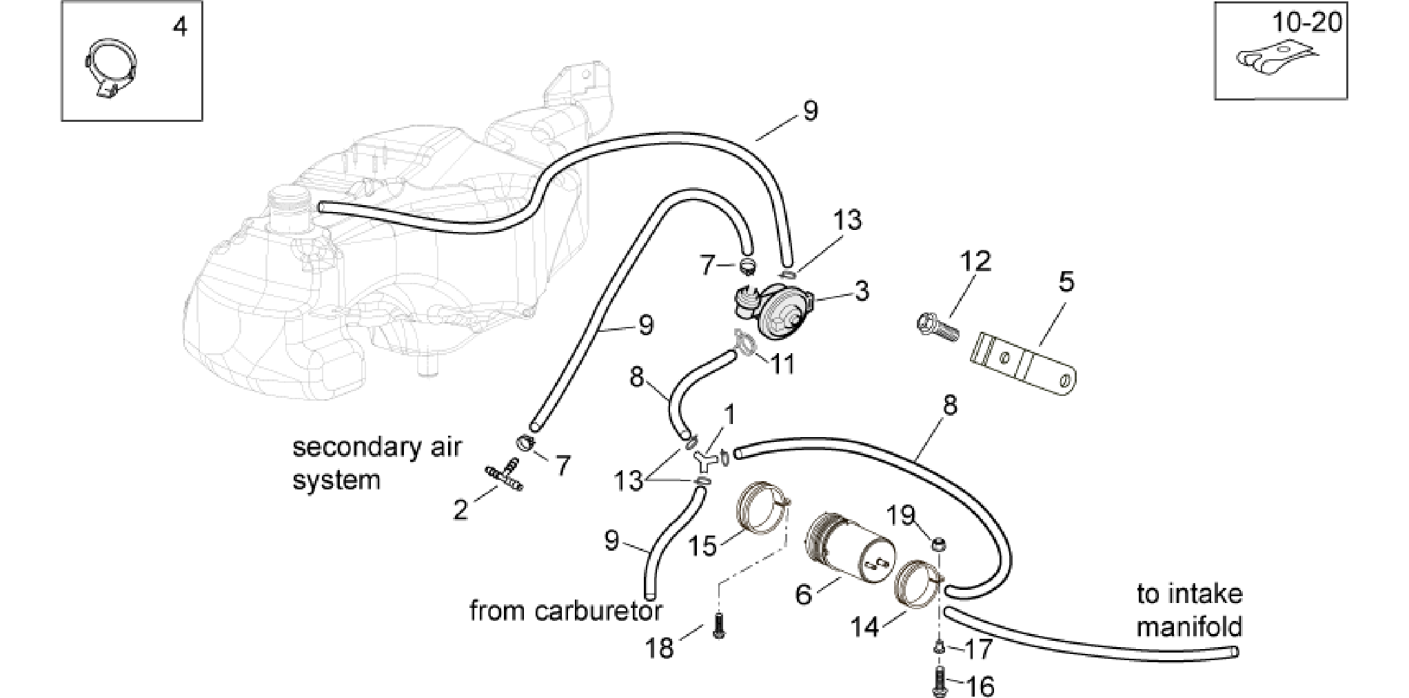 Fuel vapour recover system