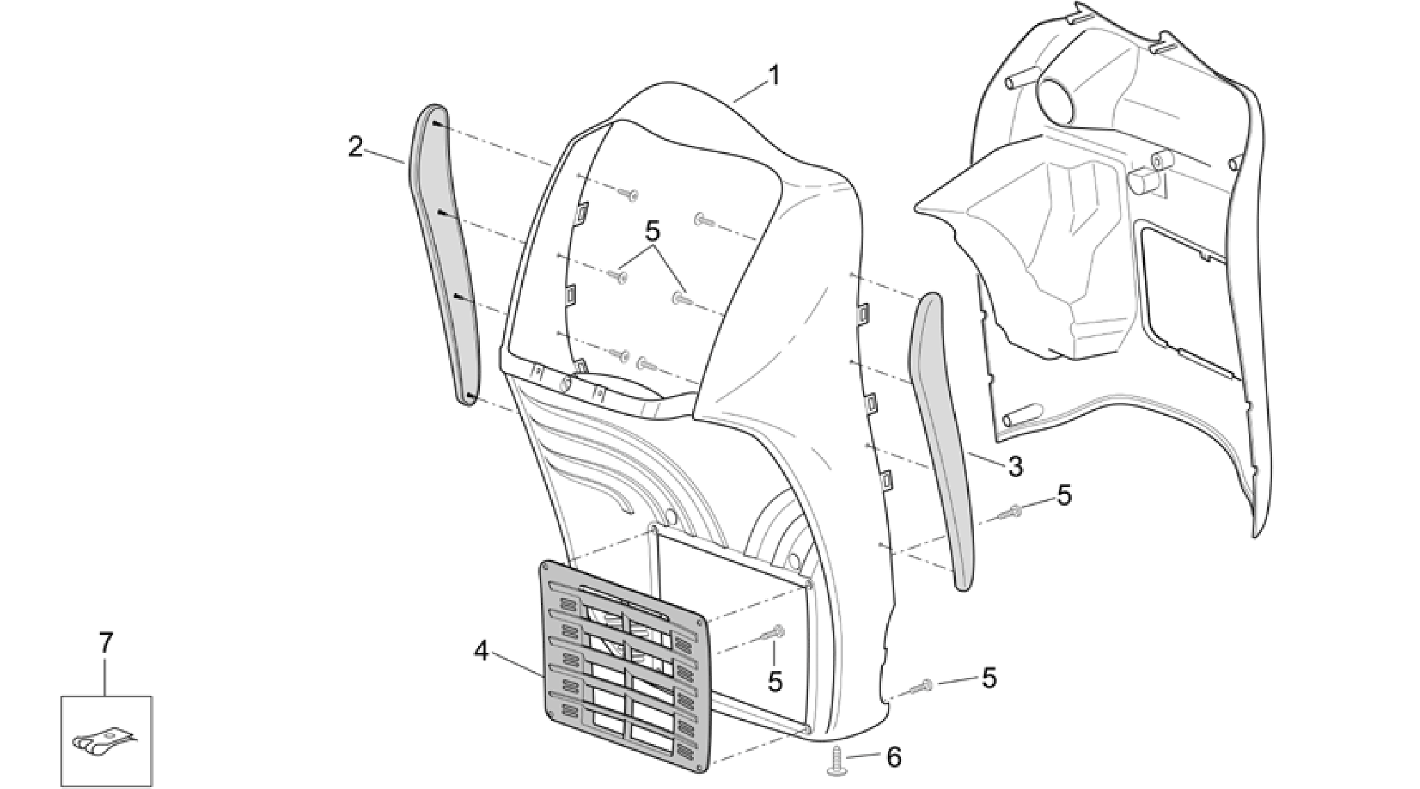 Front body - Front shield