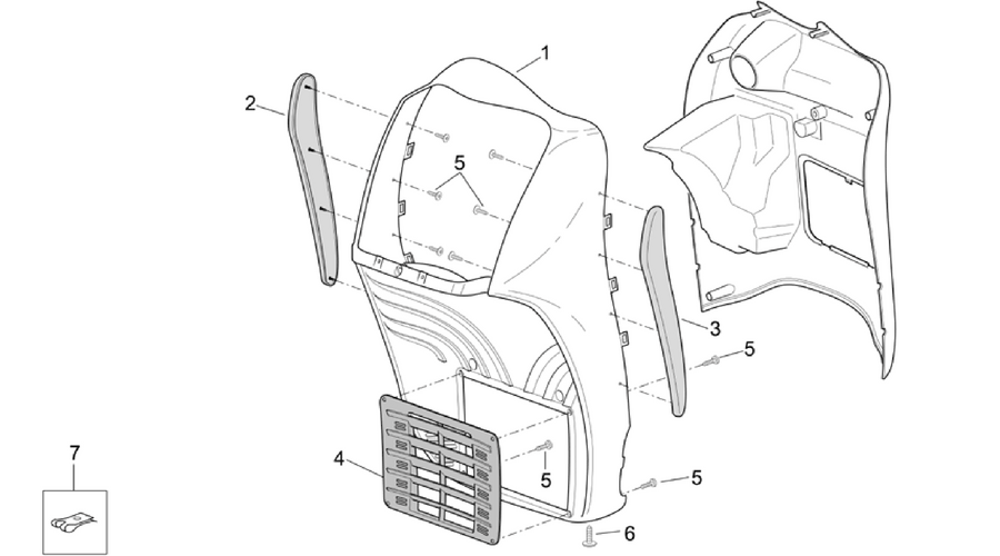 Front body - Front shield