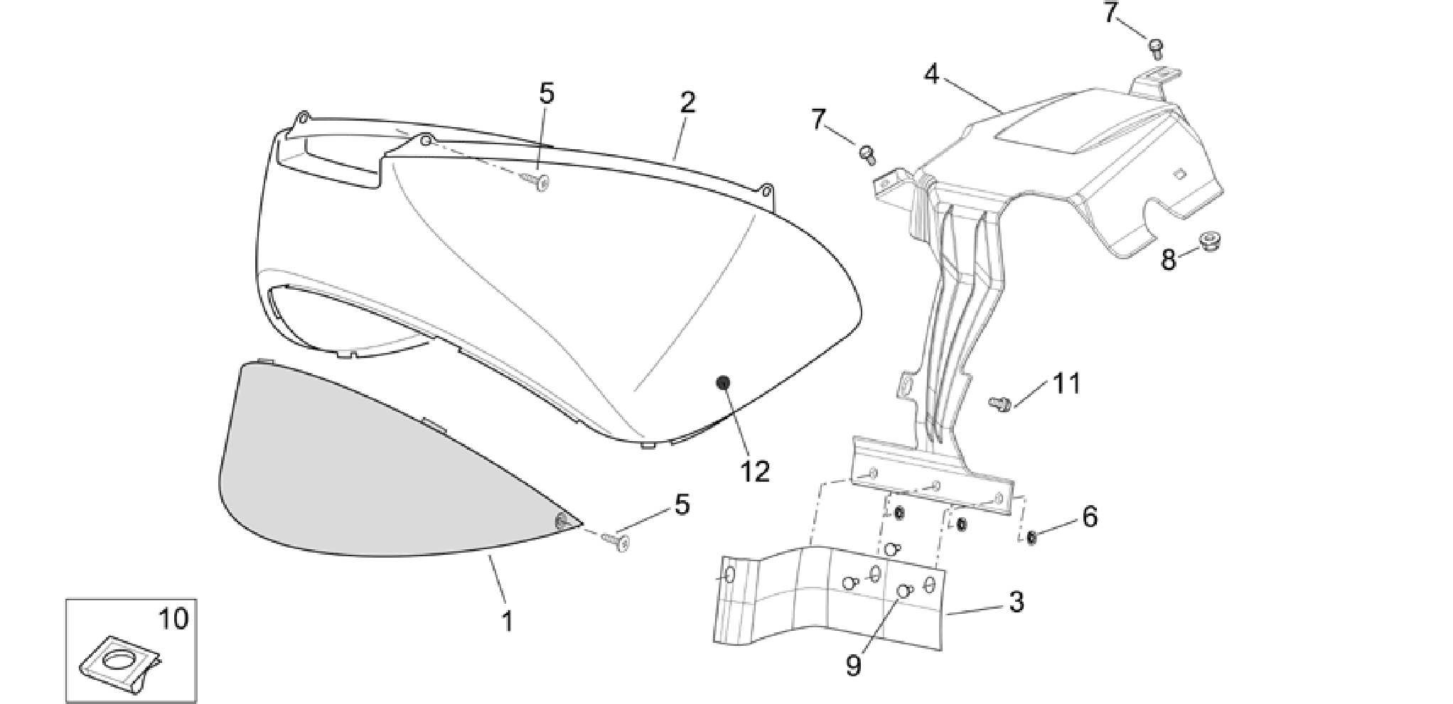 Rear body I
