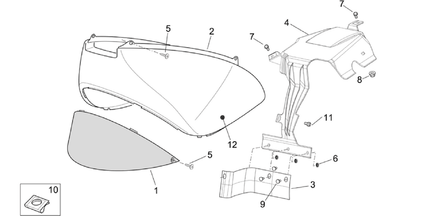 Rear body I