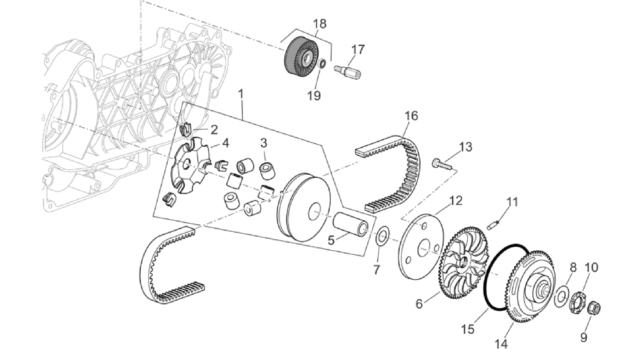 Variator assembly