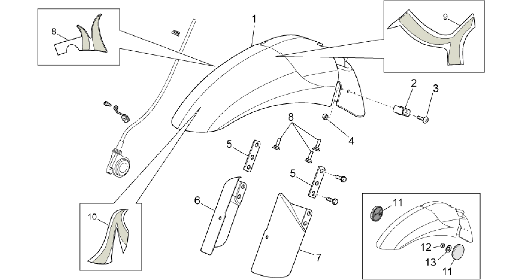 Front body - Front mudguard