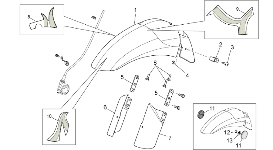 Front body - Front mudguard