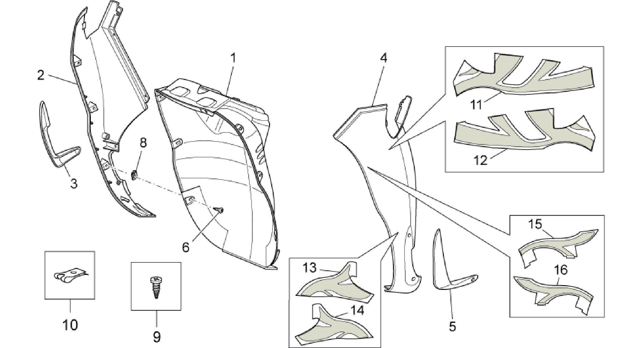 Front body - Front shield