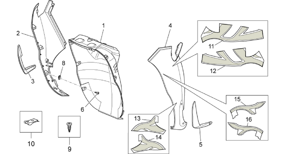 Front body - Front shield