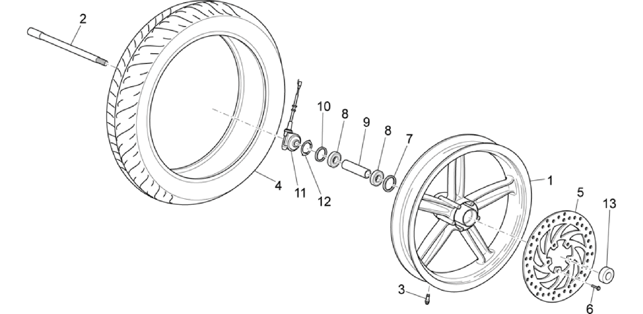 Front wheel