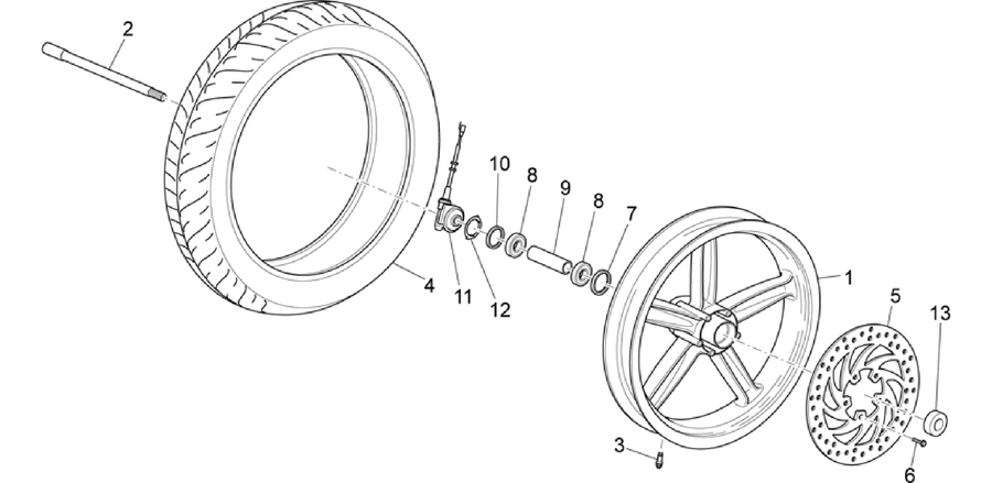 Front wheel