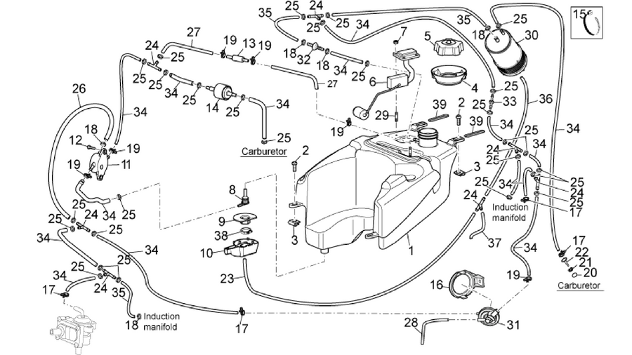 Fuel vapour recover system I