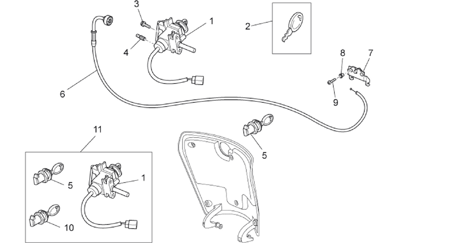 Lock hardware kit