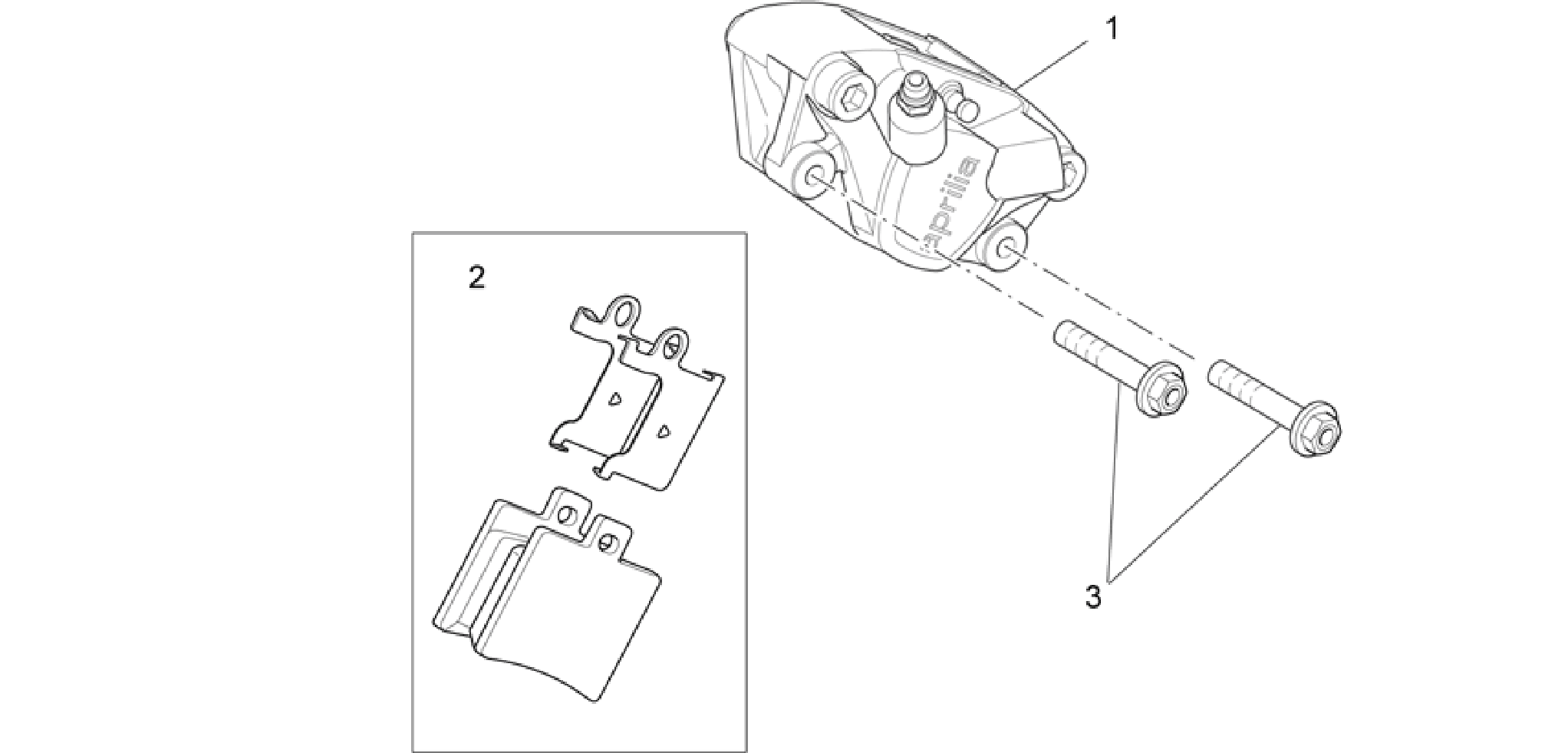 Rear caliper