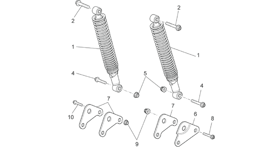 Rear shock absorber