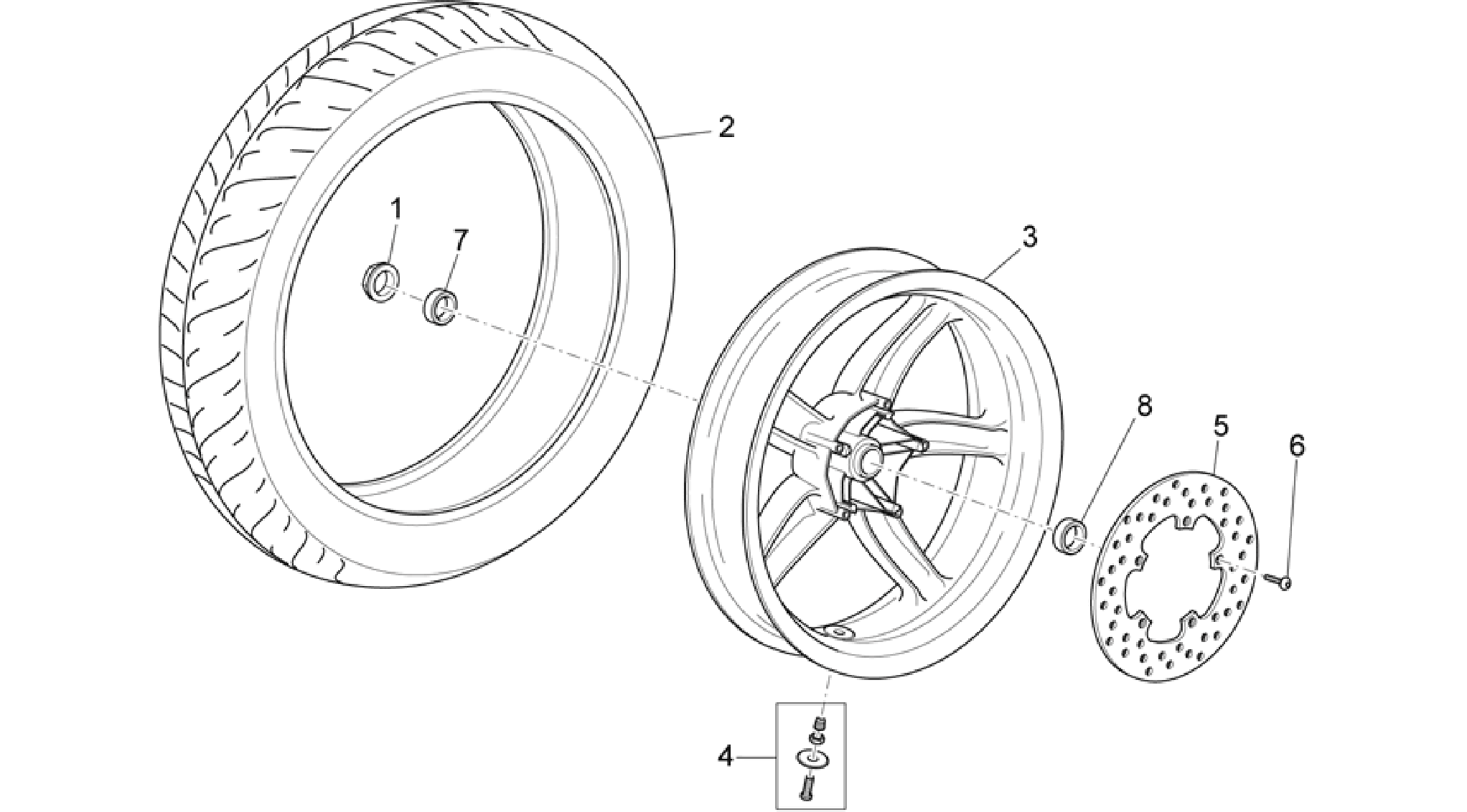 Rear wheel