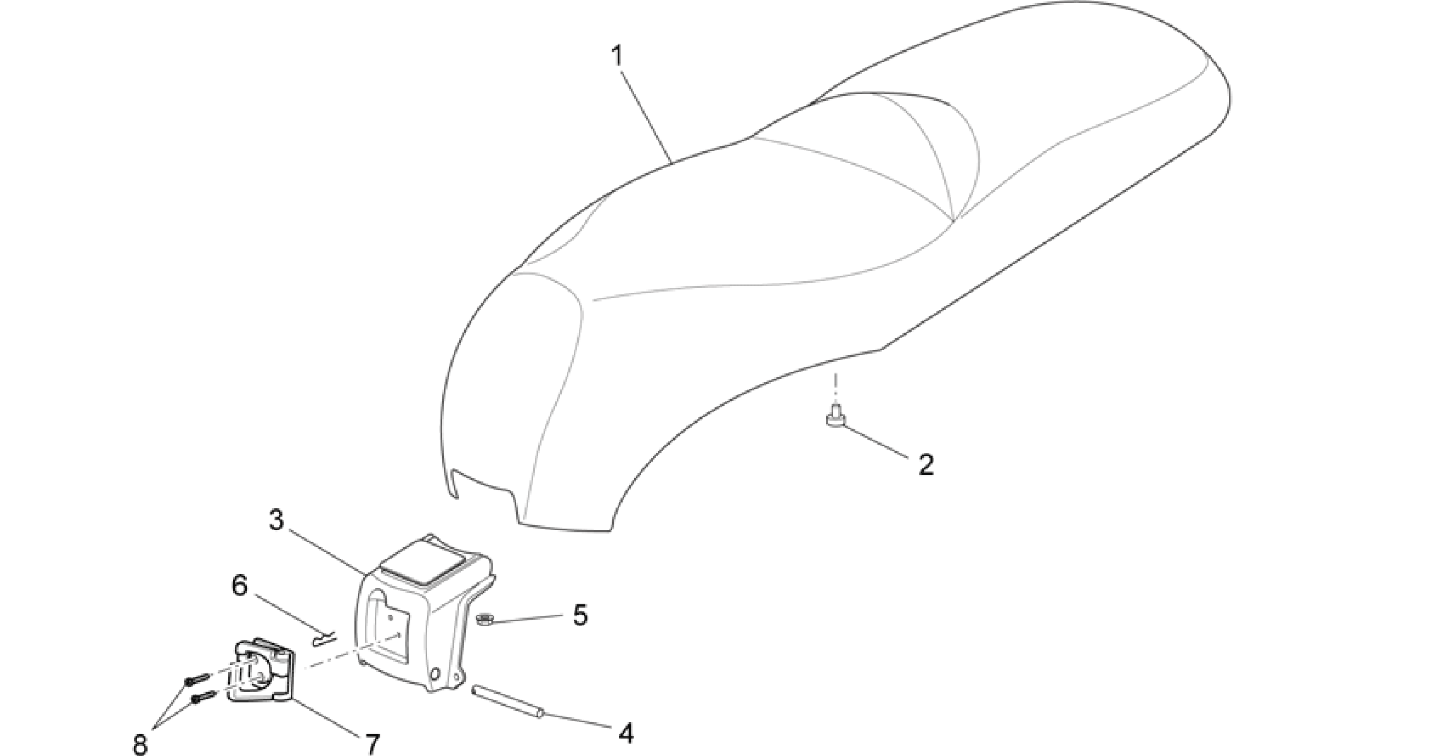 Saddle unit