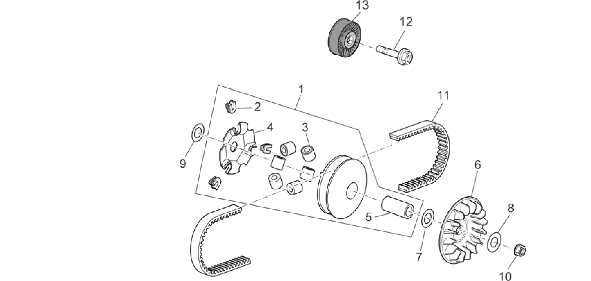 Variator assembly