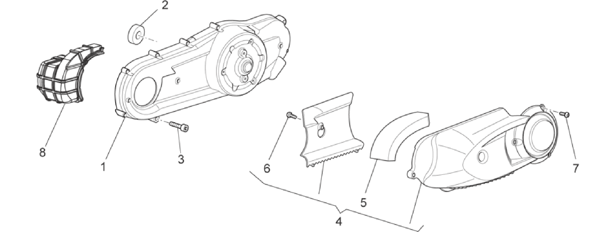 Variator cover
