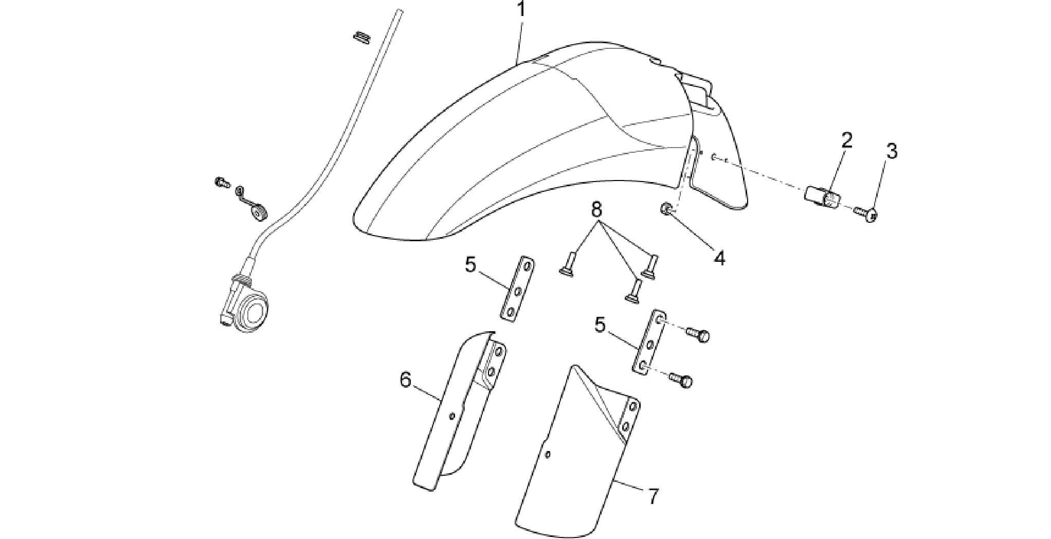 Front body - Front mudguard