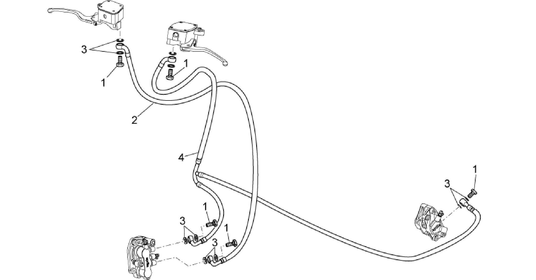 Front/rear brake system (28.22)