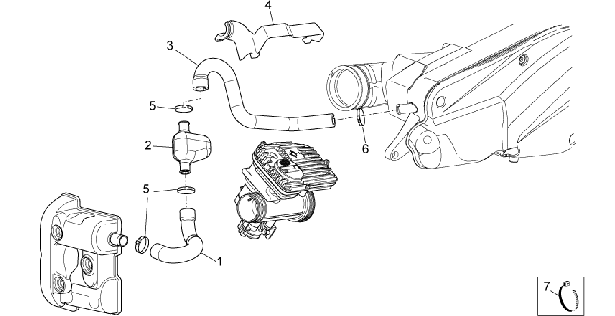 Oil vapour recover system